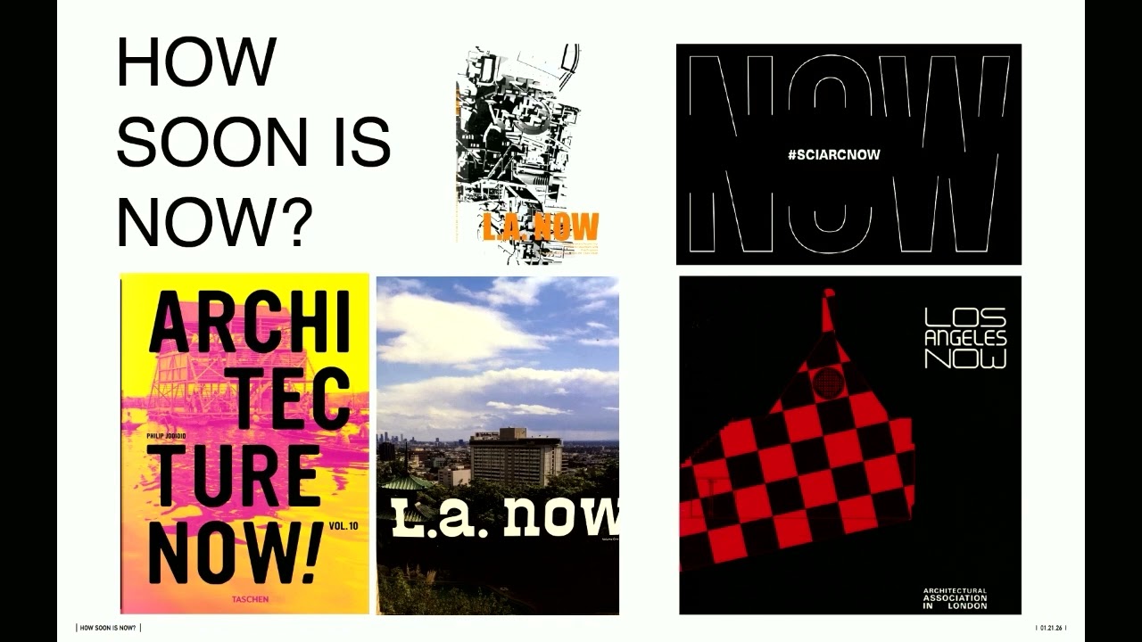 Nathan Hume : How soon is now? (January 21, 2026)