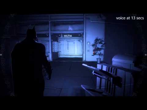 Batman Arkham Knight Strange Voice in Detective Mode
