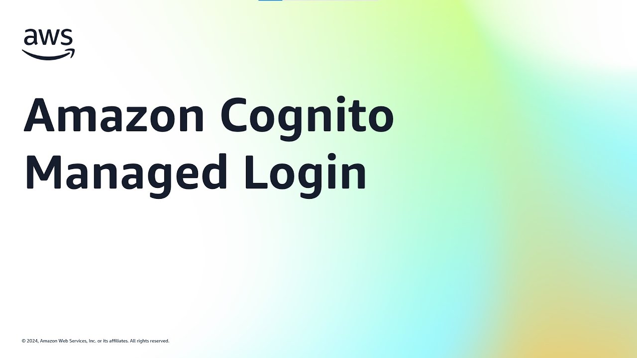 Amazon Cognito Managed Login | Amazon Web Services