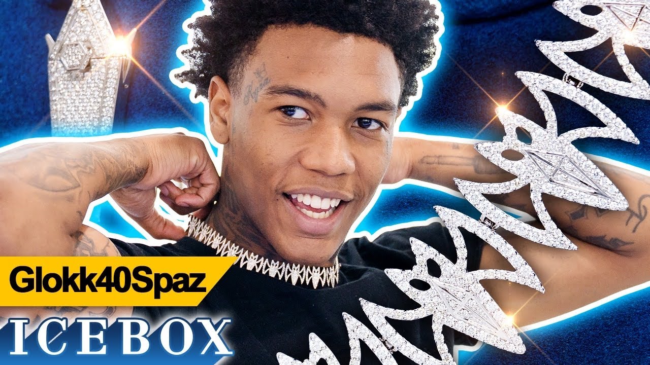 Glokk40Spaz Cashes out on INSANE Bat Chain!