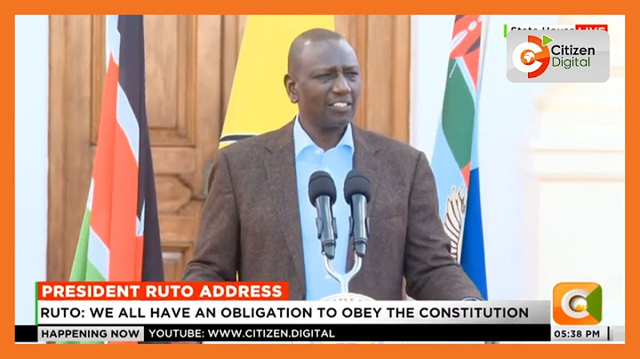 President William Ruto: Three people including a police officer have been killed since demos began