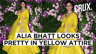Alia Bhatt Gets Clicked In Gorgeous Yellow Attire At Beau Ranbir Kapoors Residence