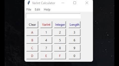 VarInt Calculator - A Calculator to convert Variable Length Integers (VarInts) to decimal