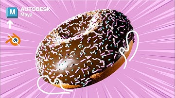 Maya Beginner 3D Donut  Tutorial - Part 4: Lighting and Rendering with Arnold
