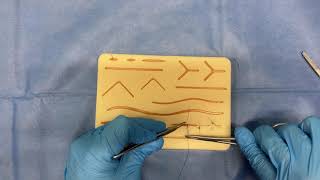 Vertical mattress suture