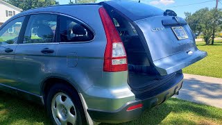 Cómo abrir manualmente puerta trasera Honda CRV 2007-2011