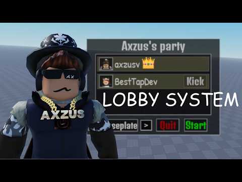 Lobby System Showcase | Roblox studio
