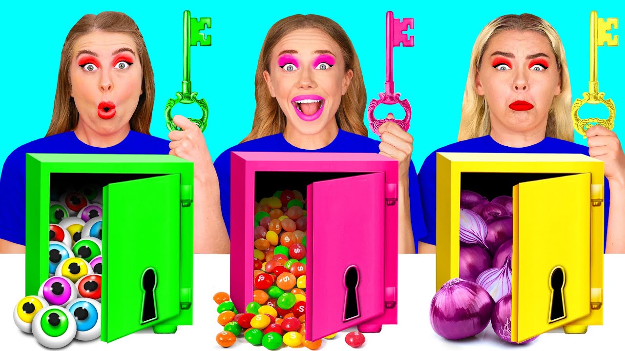 Λύστε Την Μυστήρια Challenge Των 1000 Κλειδιών | Αστείες Διατροφικές Καταστάσεις BaRaDa Challenge