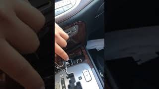 2009 Hyundai Genesis sedan shift knob Removal