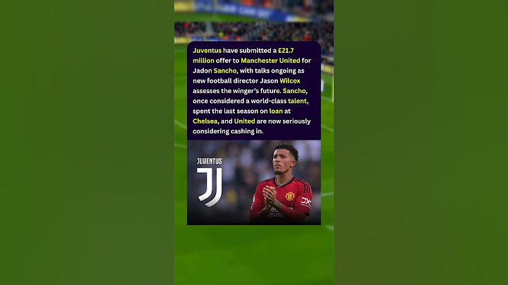 Juventus Bid £21.7M for Jadon Sancho
