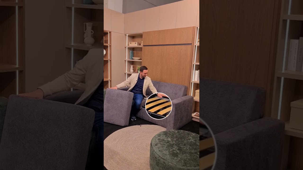Klappbett mit Sofa - die Technik
