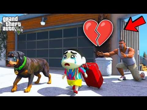 Shinchan And Chop Left Franklin House In Gta 5! (Very Emotional Video)