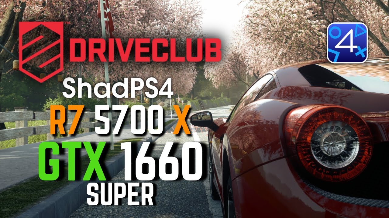 DRIVECLUB on PC using ShadPS4 - GTX 1660 Super Ryzen 7 5700X - YouTube