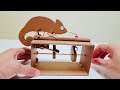 How to make automata toy from cardboard (DIY  Chameleon) / 박스로 카멜레온 오토마타 만들기 / オートマタ