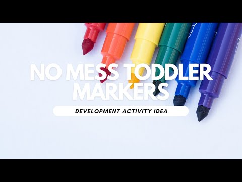 The Best Mess Free Toddler Art!! 