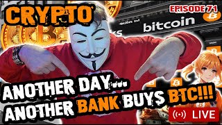 Crypto Otaku - MORE BANKS HOLD BITCOIN!!! GAMESTOP MEME STOCKS OVER!?!? [Episode 71]