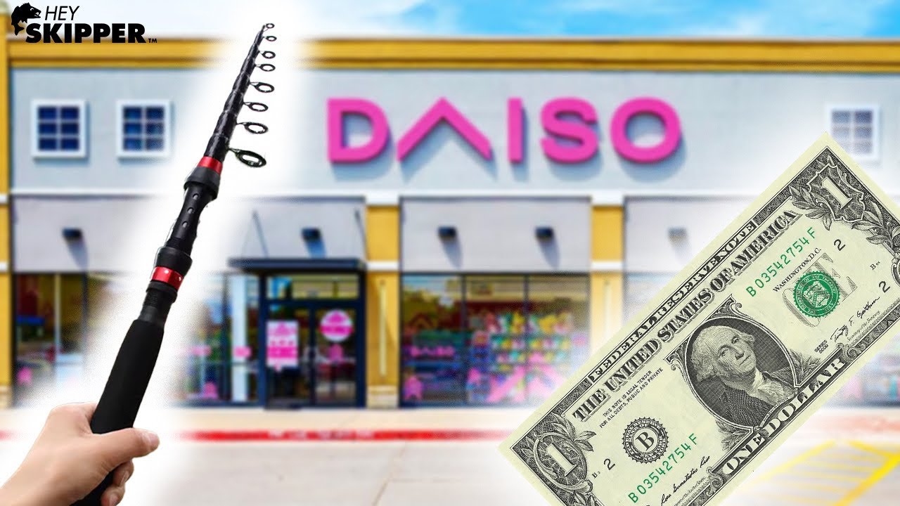 Famous Japanese Dollar Store Fishing Challenge (Daiso Fishing Gear Test)