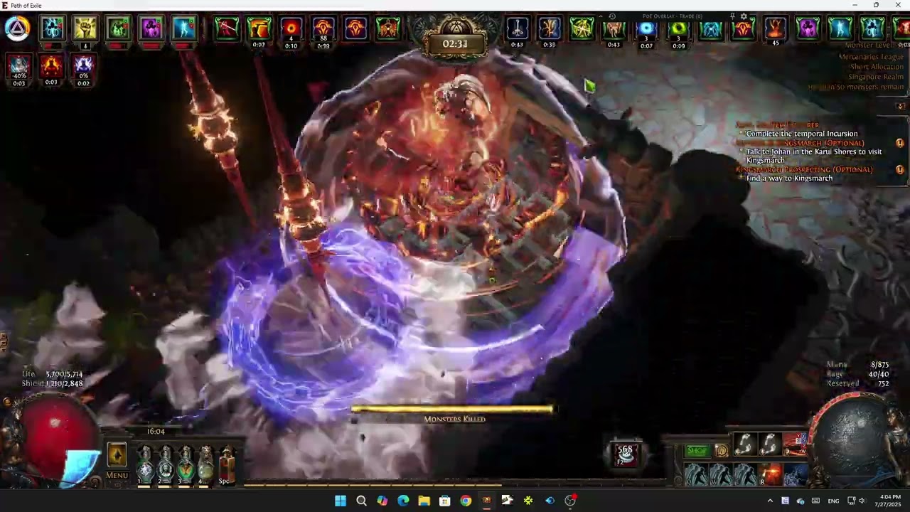 T16.5 - 8mod - Alva Beyond Farming - Cyclone Elementalist SelfChill