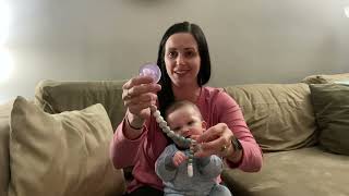 Review of Silicone Pacifier Clip Holder, LcyKohn Flexible Baby Pacifiers Clips Silicon Beads