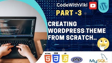#part_3 WordPress Tutorial | Create a basic wordpress theme from scratch  | xampp server,MySQL