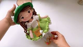 Amigurumi Boneca De Crochê Com Receita Po A Po Amigurumi De Crochê