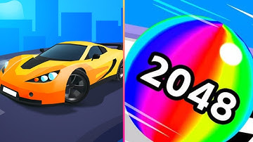 Ball Run 2048 VS Race Master 3D - Car Racing New Update Which is The Better Game / W3