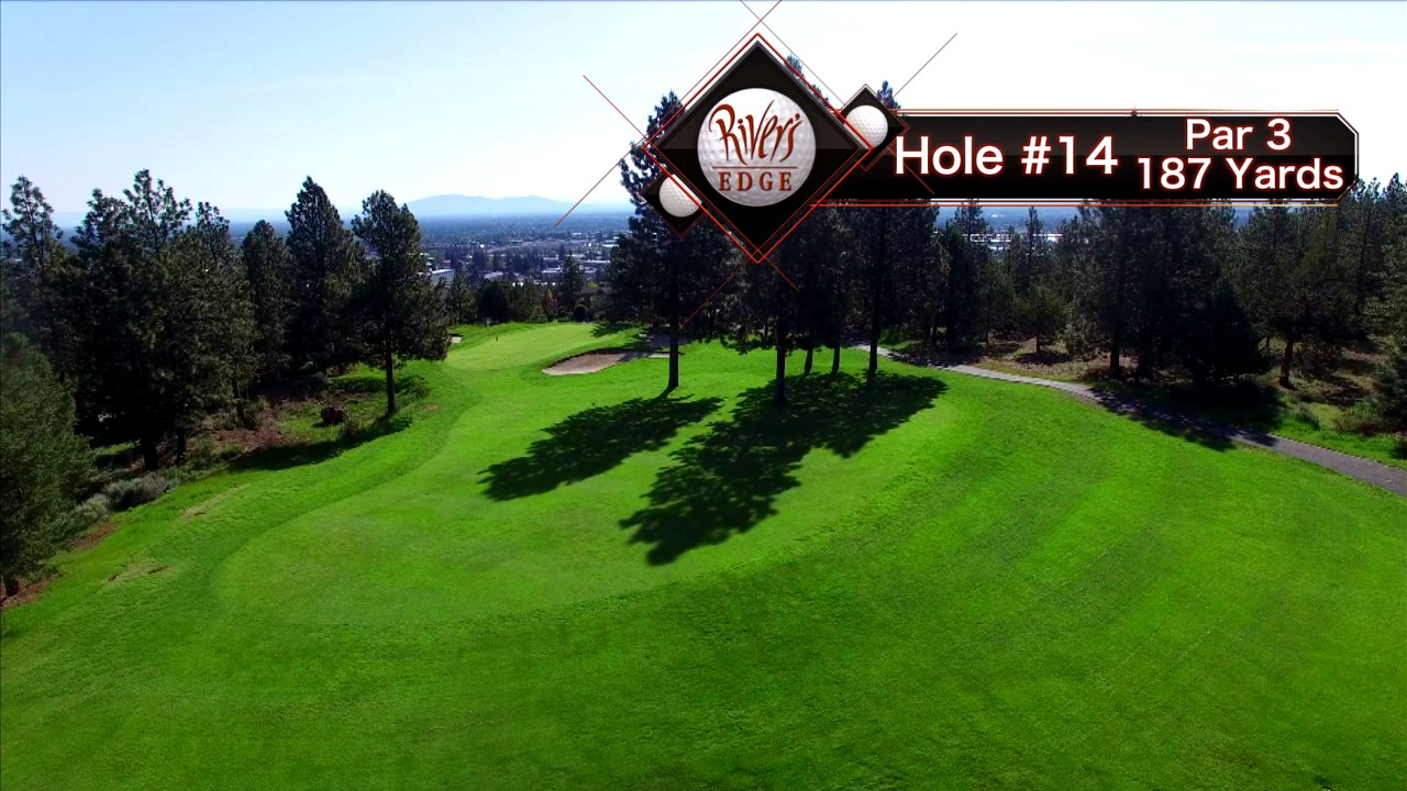 Rivers Edge Golf Course Bend Oregon Hole 14 Drone Flyover YouTube