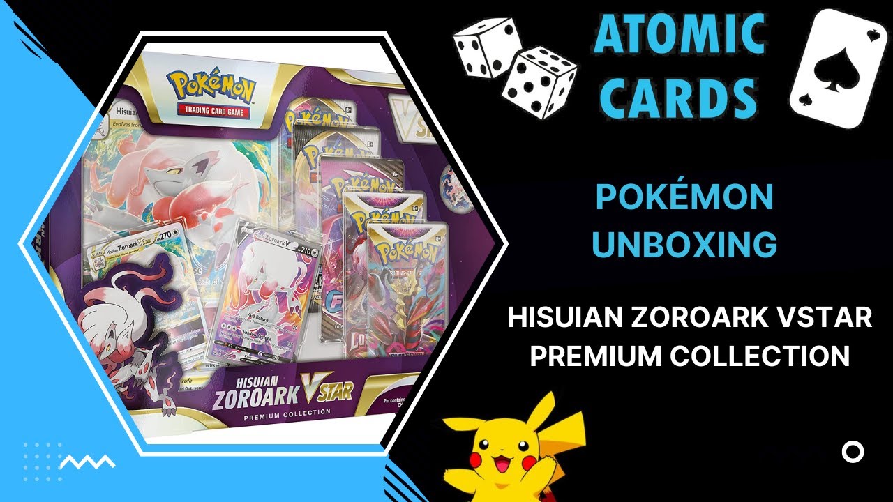 Pokmon Unboxing - Hisuian Zoroark VStar Premium Collection Pokmon Unboxing - Hisuian Zoroark VStar Premium Collection