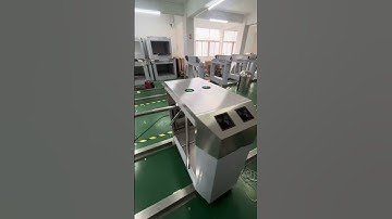 Face Recognition Tripod Turnstile with Anti-tailgating System Factory Entrance Security Turnstile