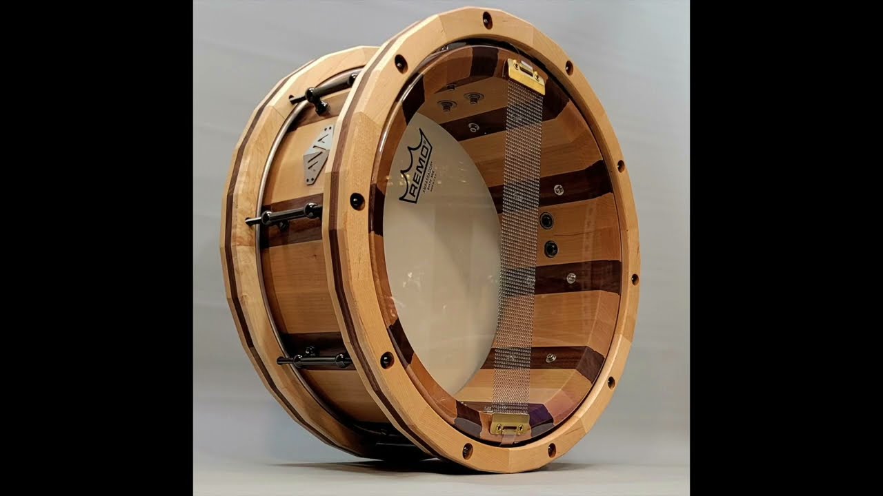 AVA DRUMS 14x6 Walnut/Maple YouTube