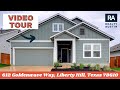 Liberty Hill, Texas Home Tour | 612 Goldenwave Way | MLS #4289504