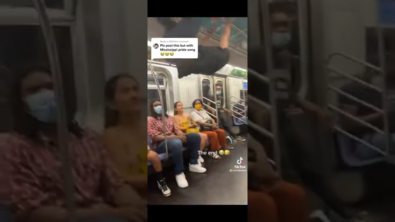 Tiktok: Guy dancing on a pole to Mississippi pride (Meme)