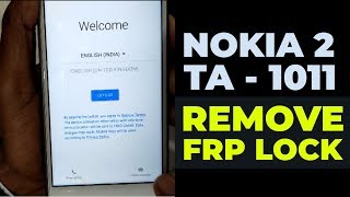 REMOVE FRP LOCK NOKIA 2 (TA-1011)