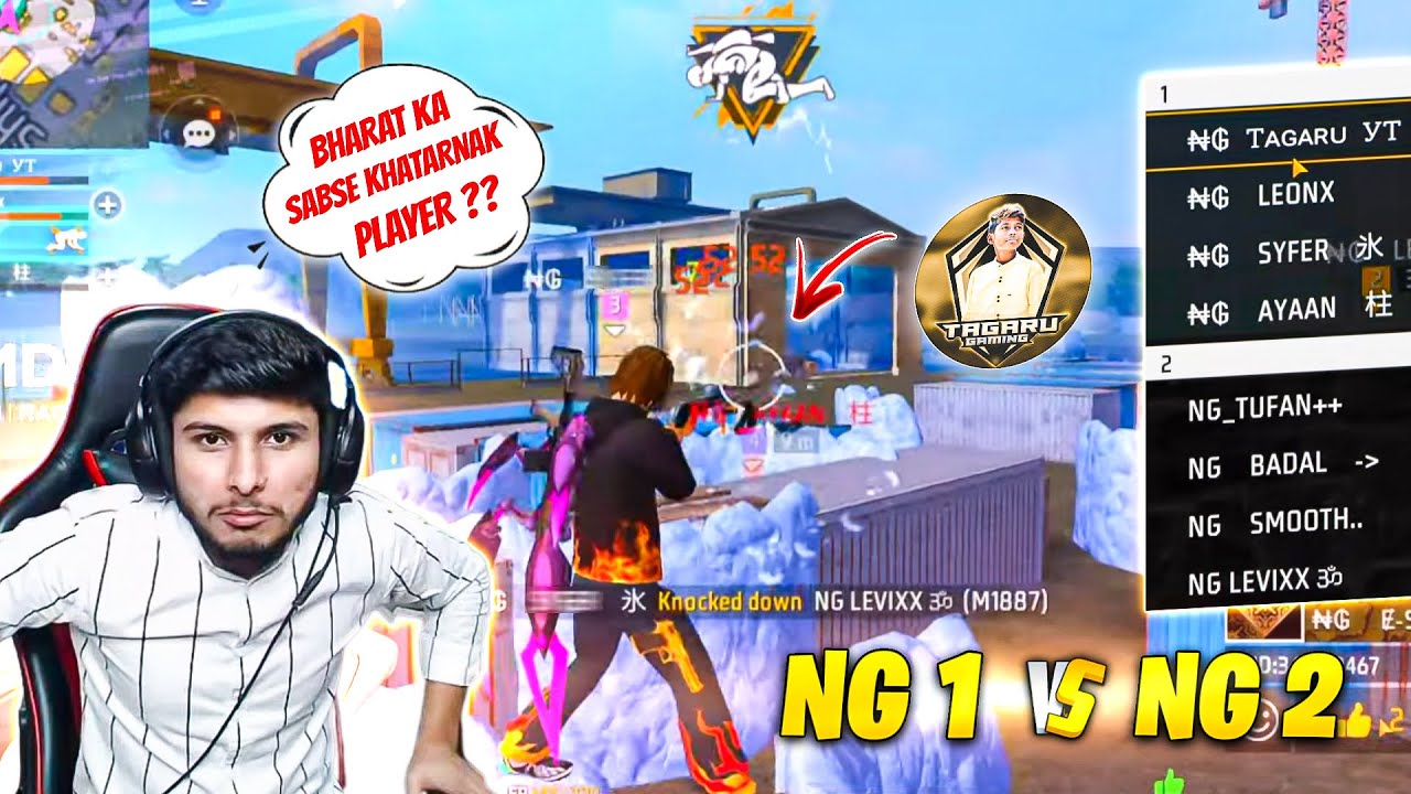 Nonstop Gaming Vs Tagaru Gaming Squad | Best 4 Vs 4 Clash War | Smooth, Tufan, Badal 