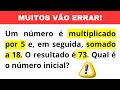 QUAL É O NÚMERO INICIAL? CONHEÇA DUAS FORMAS DE RESOLVER ESSA QUESTÃO!🧠🤓 #matematica #aula #equação 