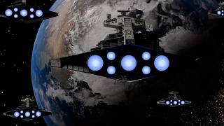 Star Destroyer Arrival Scene in Blender | Cinematic Animation (Star Wars Inspired)