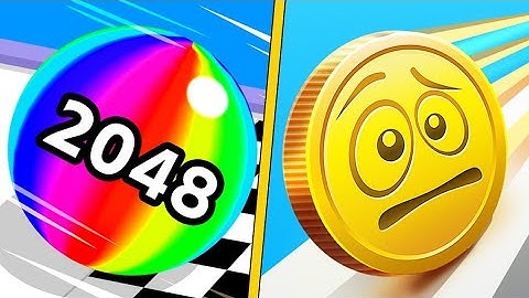 Ball Run 2048 vs Coin Rush - All Level Gameplay Android,ioS NEW BIG APK UPDATE