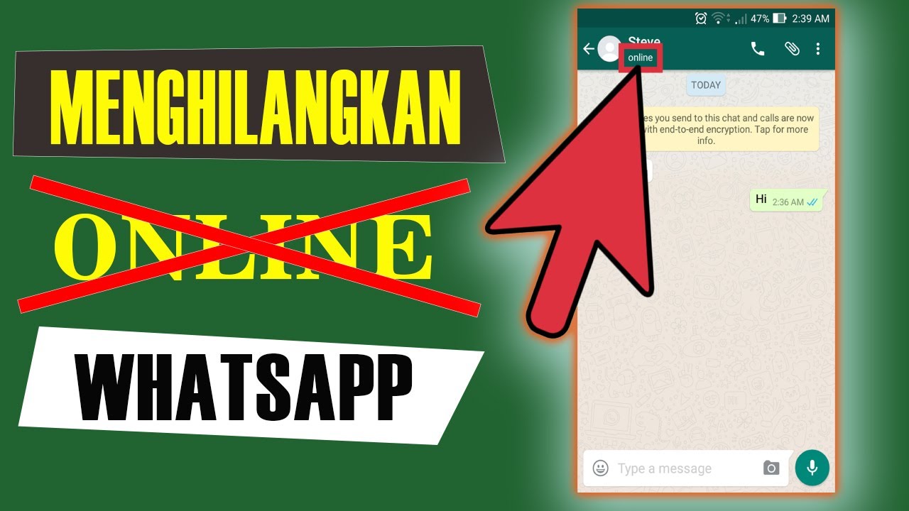Cara Menghilangkan Online di Whatsapp Paling Mudah 