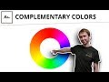 Color circle, complementary colors and how to create a color vibration