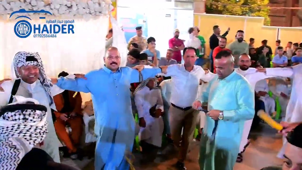 حفل زفاف وجوبي النقيب اياد الشهيلي  التصوير والمونتاج شركة حيدر العطيه للتصوير والإنتاج 07702534484