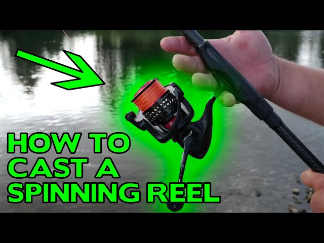 HOW TO Cast A SPINNING Reel. (EASY Fishing Tips) 