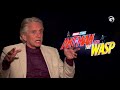 Michael Douglas & Evangeline Lilly Talk Ant-Man, CGI & Playing w/ Kids