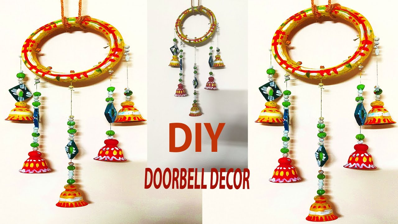 Beautiful home decor wall hanging idea doorbell decoration diy