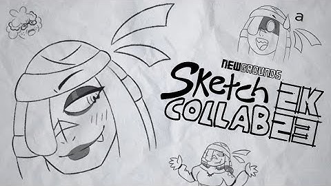 Newgrounds Sketch Collab ‘23 Animation - Anne Bloody ( The Cursed Pirate Queen )