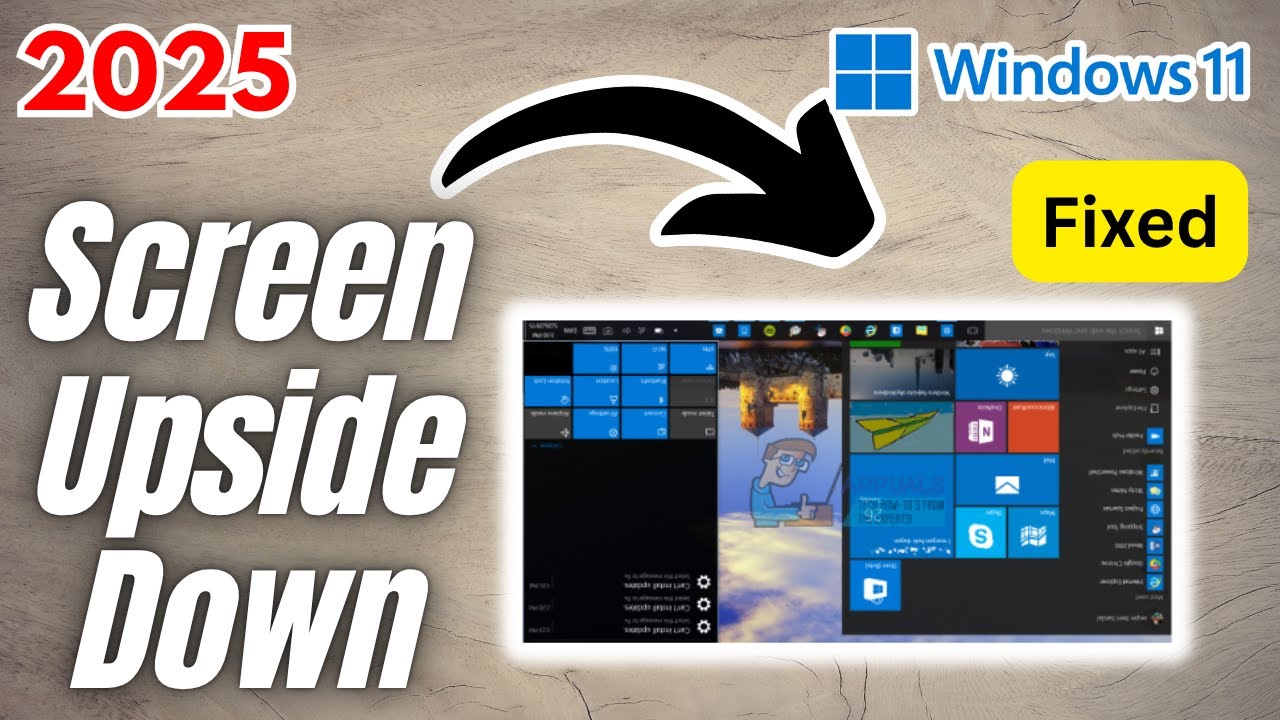 How To Fix Windows Screen Upside Down | 2025 Full Guide - YouTube