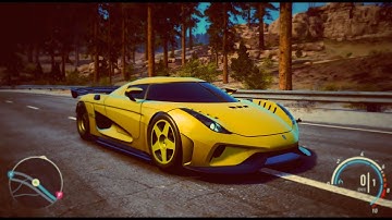 NFS PAYBACK | 4K ULTRA SETTING | FASTEST CAR | GOLDEN KOENIGSEGG REGERA | MAX SPEED | MAX UPGRADED