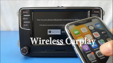 SCUMAXCON RCD360pro3  buit-in wireless Carplay&wireless Android auto for  GOLF JETTA PASSAT CADDY