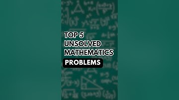 Top 5 Unsolved Maths Problems #shorts #mathematics #unsolved