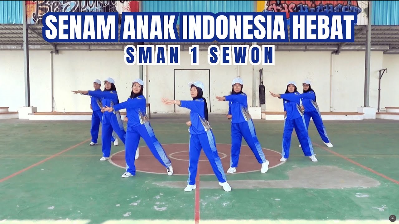 Senam Anak Indonesia Hebat SMAN 1 Sewon
