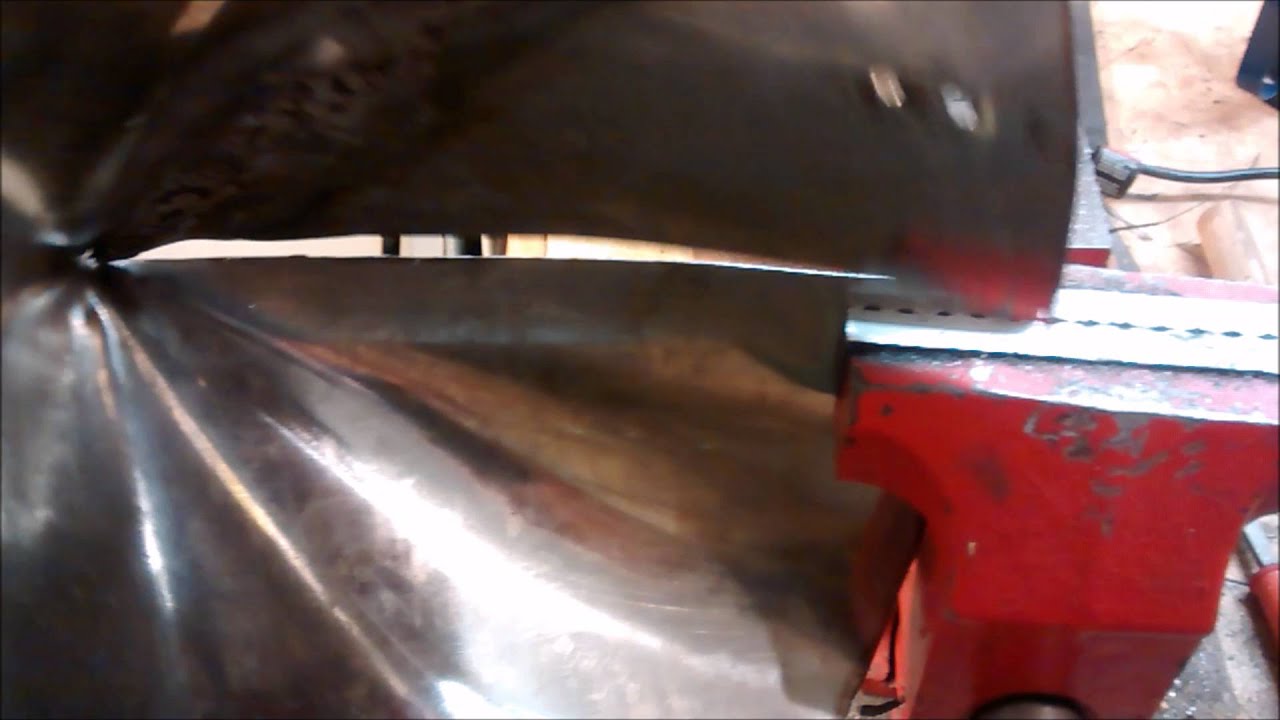 DIY Conical Pt 5A Cone ready for welding YouTube